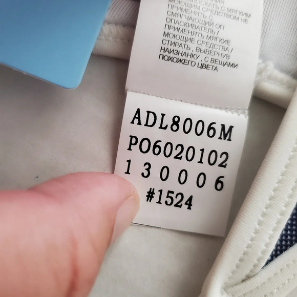 CUPSHE Contrast Trimmed Super Cheeky Bikini Bottoms in Blue Size S NWT - Picture 5 of 7